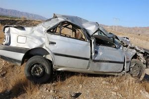  واژگونی خودروی سواری قربانی گرفت