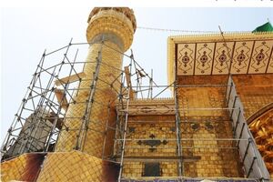 اتمام بازسازی ایوان نجف در تابستان ۱۴۰۱ توسط ایرانی ها