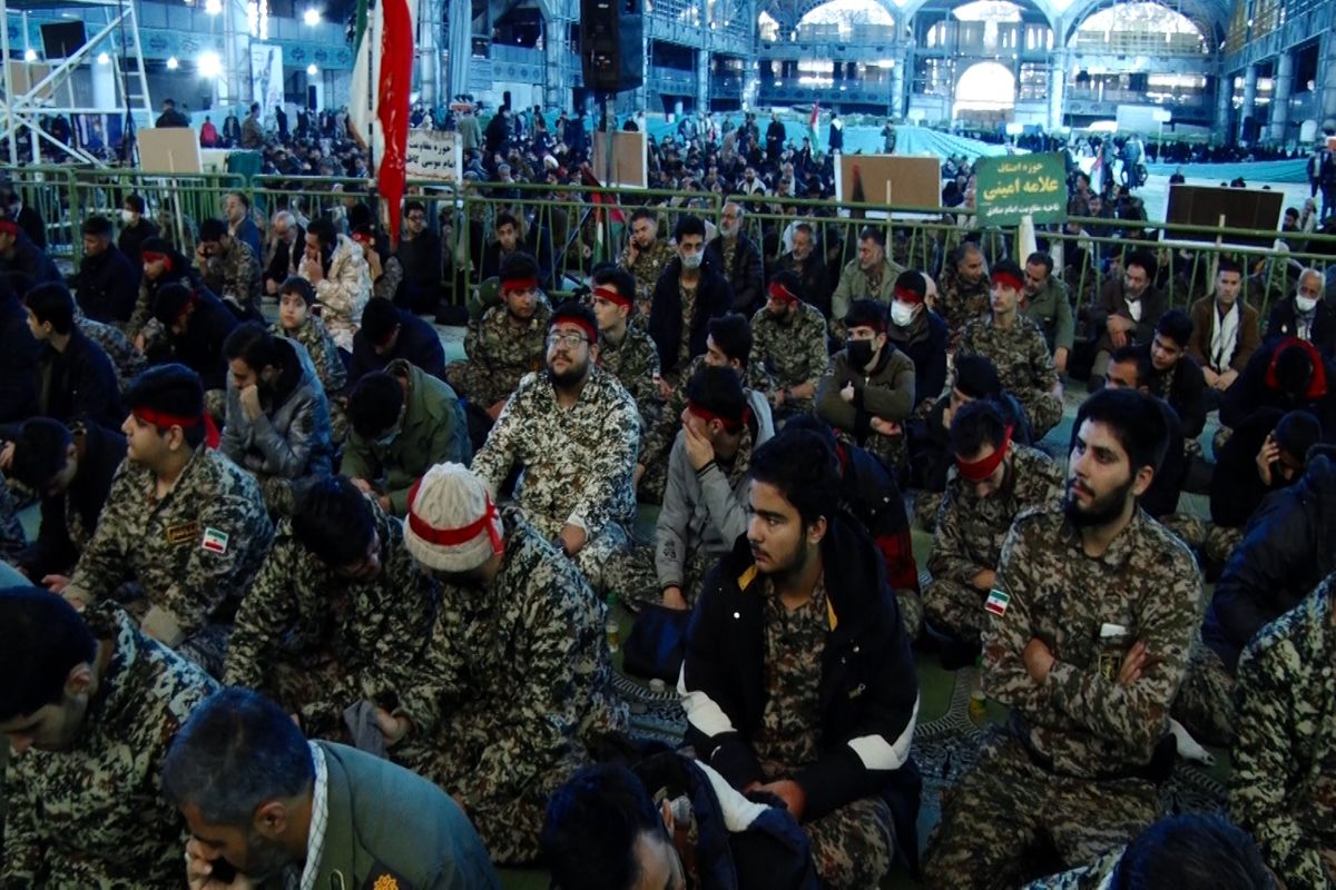 تجمع بسیجیان اصفهانی