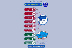 بستری ۸۳ بیمار کرونایی در قم