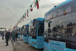 اتوبوسرانی تهران برای مراسم تشییع پیکر ۸۴ شهید قهرمان ناوشکن دنا در آماده باش است