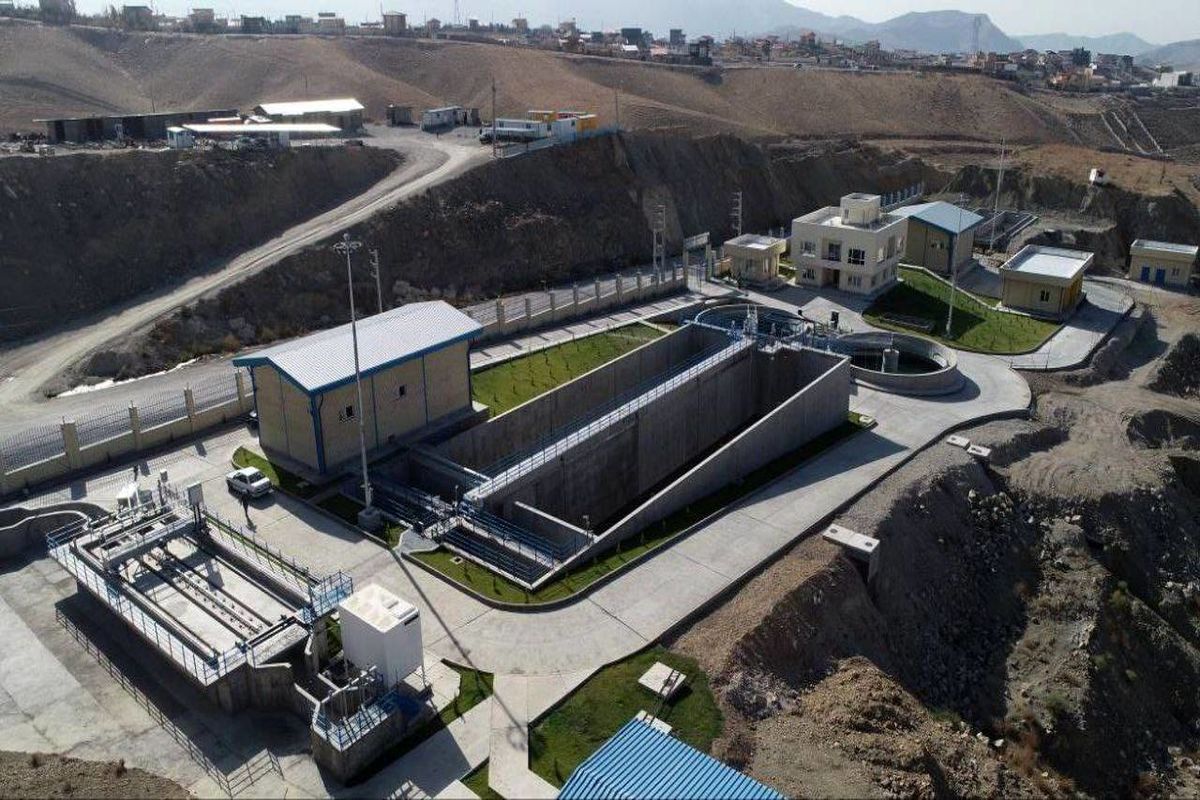 نخستین واحد تصفیه‌خانه فاضلاب مهرآباد رودهن افتتاح شد