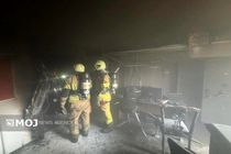 حریق در ستارخان/ نجات 12 نفر و سقوط جوان از طبقه چهارم