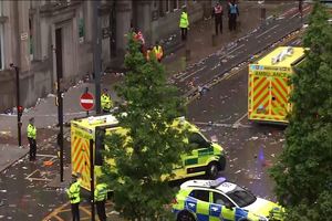 حادثه تصادف در لیورپول انگلیس چند مجروح برجای گذاشت