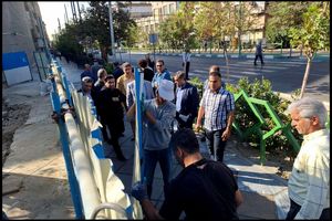 آغاز عملیات برداشتن سازه‌های کارگاهی اطراف تئاتر شهر تهران