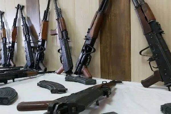 ۲۶۴ قبضه سلاح جنگی و شکاری کشف شد
