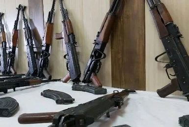 ۲۶۴ قبضه سلاح جنگی و شکاری کشف شد