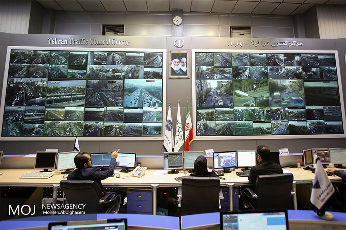 ستاد مهر در مرکز کنترل ترافیک شهر تهران