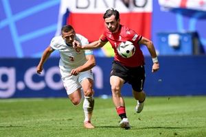 گرجستان با حضور مدافع پرسولیسی اولین امتیاز یورو را کسب کرد