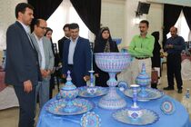 افتتاح نمایشگاه اقتصادمقاومتی درامامزاده زینب بنت موسی بن جعفر (ع) اصفهان