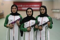 دختران نوجوان ایران مدال نقره تپانچه ۱۰ متر آسیا را کسب کردند