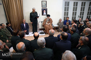 دیدار برگزیدگان جشنواره مالک اشتر با مقام معظم رهبری