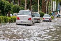 خیابان‌های شیراز وسط تابستان سیلابی شد + فیلم