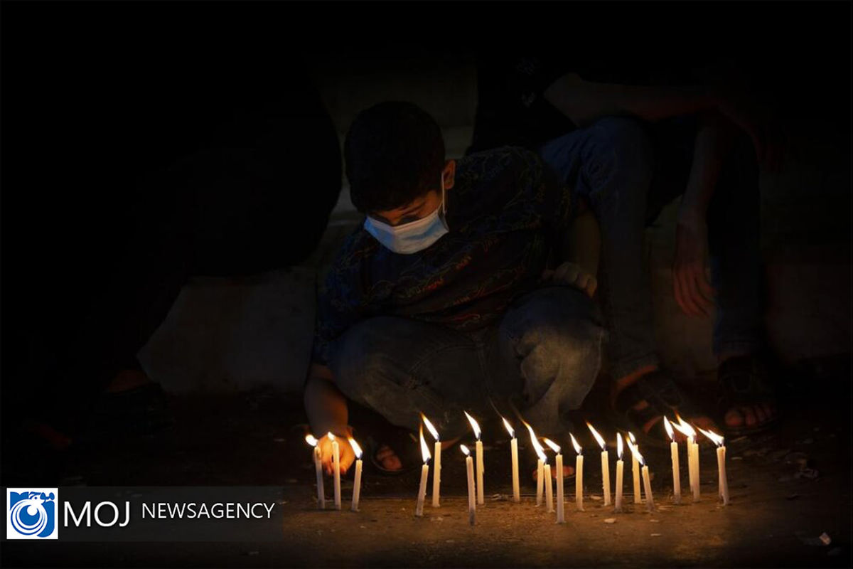 عزاداری شام غریبان حسینی در کربلا