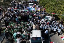 تأکید بر تداوم استکبارستیزی در راهپیمایی یوم‌الله ۱۳ آبان در کیش + فیلم