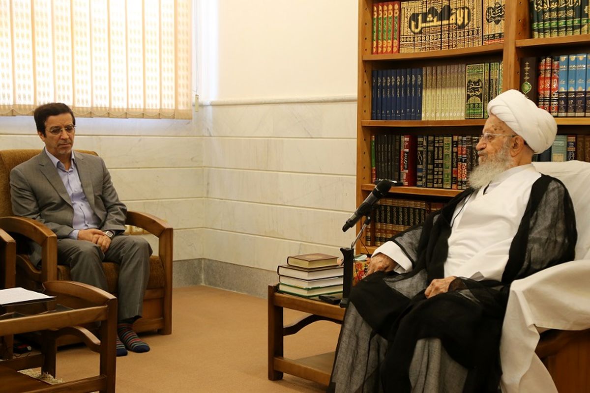 دیدار با آیت الله مکارم