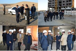 بازدید از پروژه‌های مسکونی 270 واحدی و زمین‌های 39 هکتاری پروژه اقدام ملی مسکن