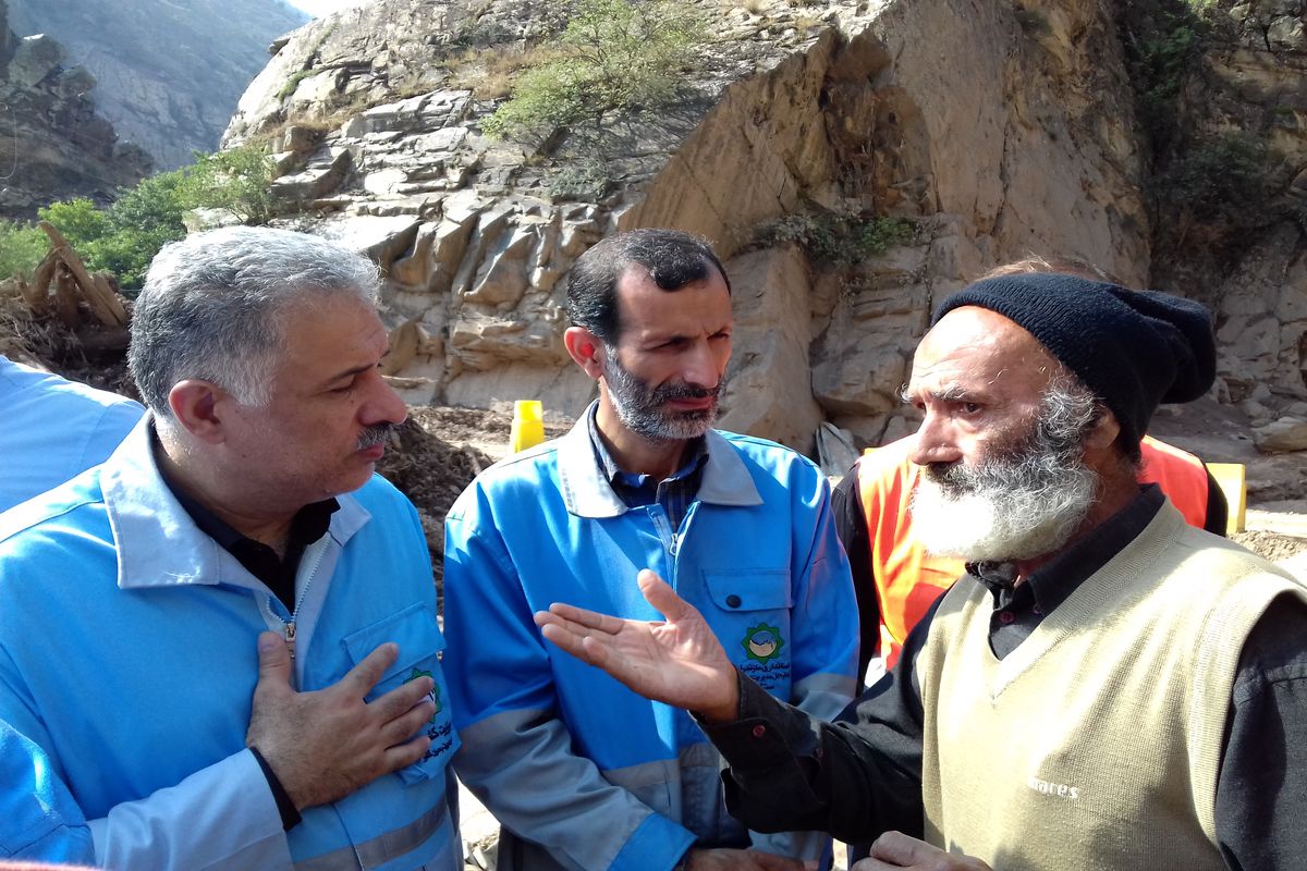 سیل مرزن آباد چالوس مرداد 1401