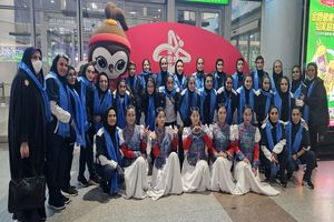 دختران فوتسالیست ایران به چین رسیدند تا خود را برای مسابقات جام ملت‌های آسیا آماده کنند