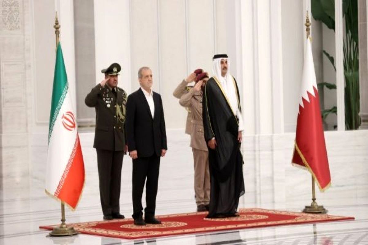 مسعود پزشکیان در قطر