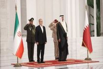 «شیخ تمیم بن حمد آل ثانی» مسعود پزشکیان را مورد استقبال رسمی قرار داد
