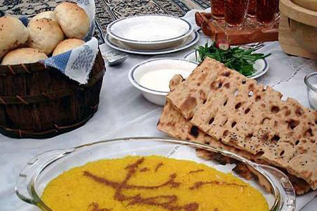 سفره افطار