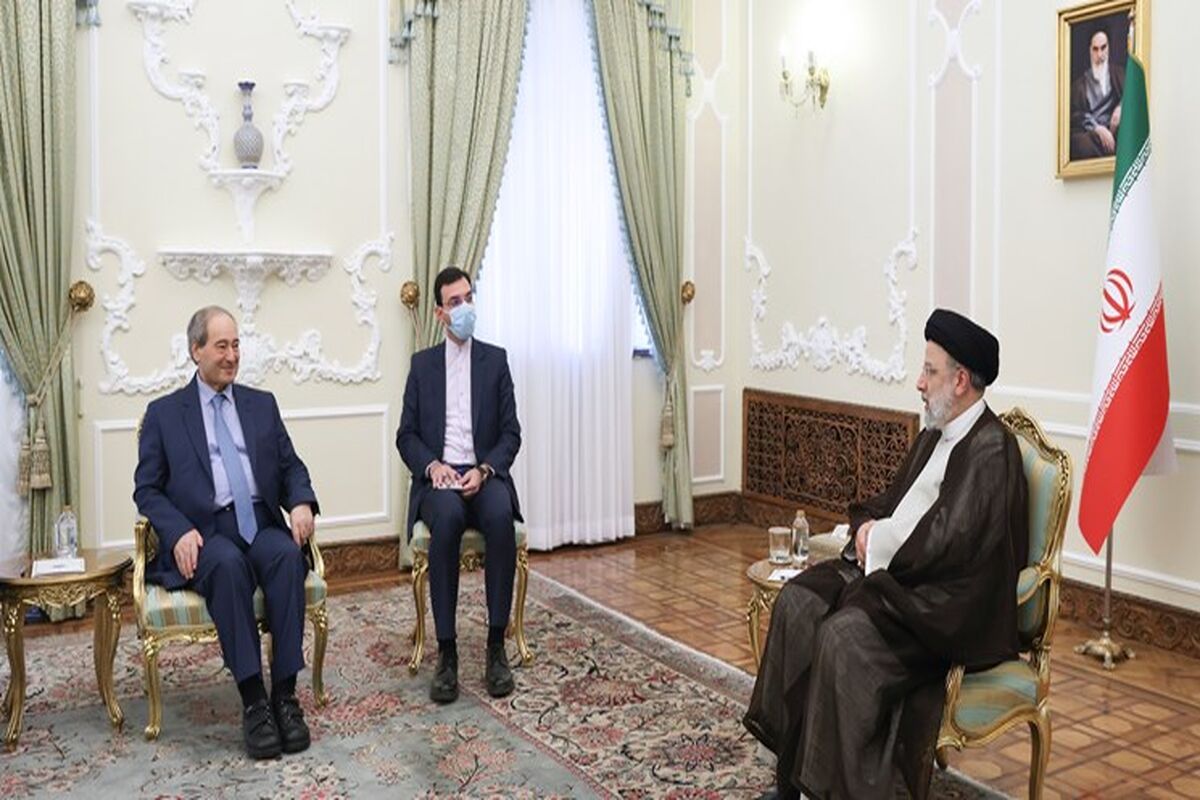 رئیسی و فیصل مقداد