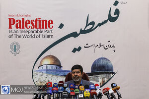 نشست خبری رییس ستاد قدس شورای هماهنگی تبلیغات اسلامی 
