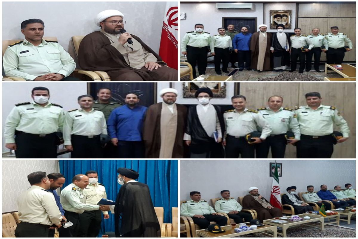 امام جمعه کاشان و فرمانده انتظامی