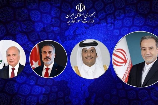 عراقچی با وزیران خارجه ترکیه، قطر و عراق گفتگو کرد