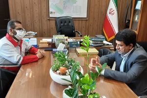 عضویت افتخاری مدیر کل تامین اجتماعی استان قزوین در جمعیت هلال احمر استان قزوین