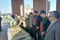 مزار میرزا کوچک خان جنگلی،در سلیمانداراب رشت گلباران شد