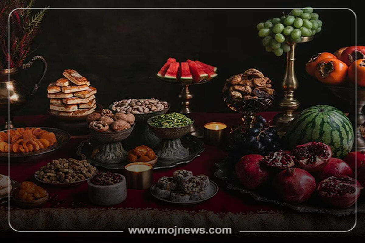 کاور   سفره شب  یلدا موج
