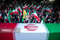 وداع مردم تهران با شهدای ناوشکن دنا