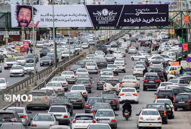 ترافیک نیمه‌سنگین در محورهای مواصلاتی منتهی به تهران