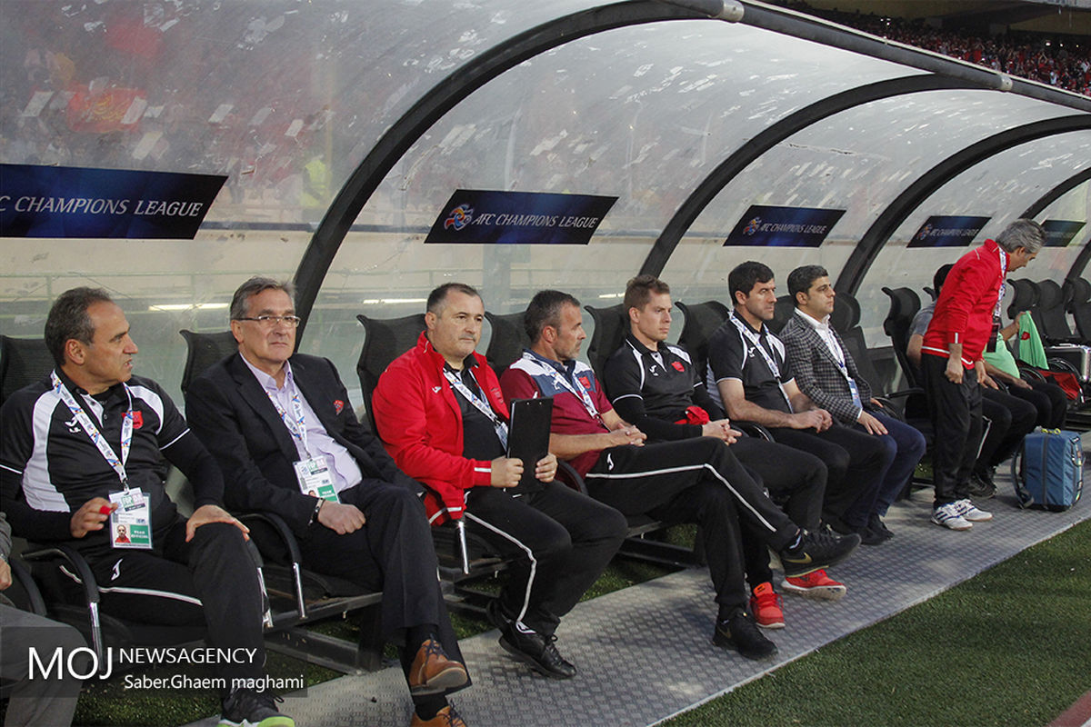 حاشیه دیدار تیم های فوتبال پرسپولیس ایران و الوحده امارات