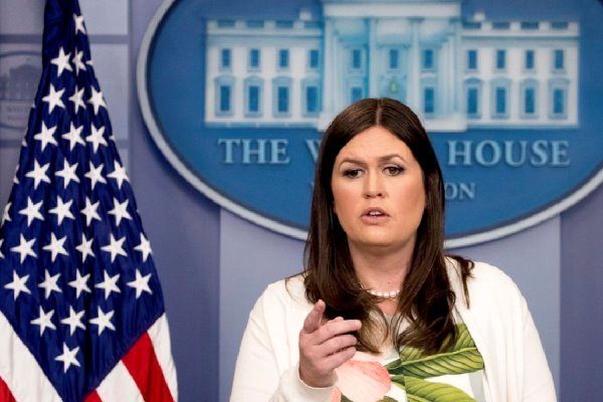 سارا سندرز سخنگوی کاخ سفید