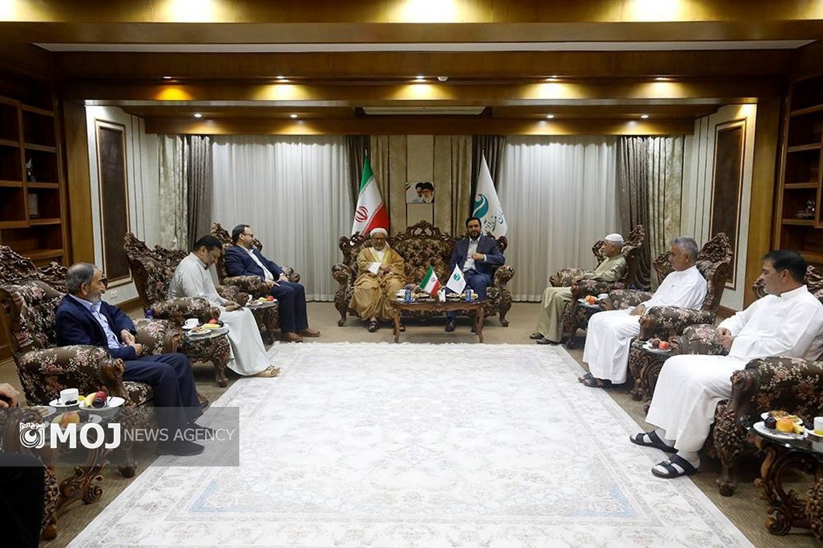 دیدار اهل تسنن کیش با مدیر عامل سازمان 