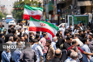 مردم تهران در اعتراض به یاوه گویی‌های ترامپ تجمع کردند