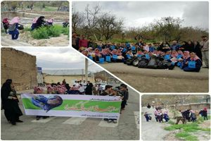 پاک سازی طبیعت  کوهستان شهر برزک