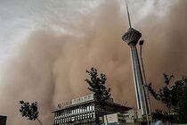 هشدار وزش باد شدید و خیزش خاک در تهران/جمعه غبارآلود در راه است