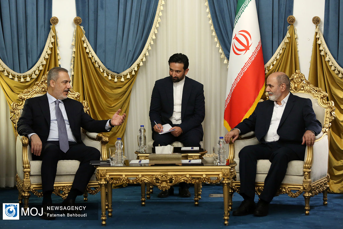 دیدار وزیرخارجه ترکیه با دبیر شورای عالی امنیت ملی