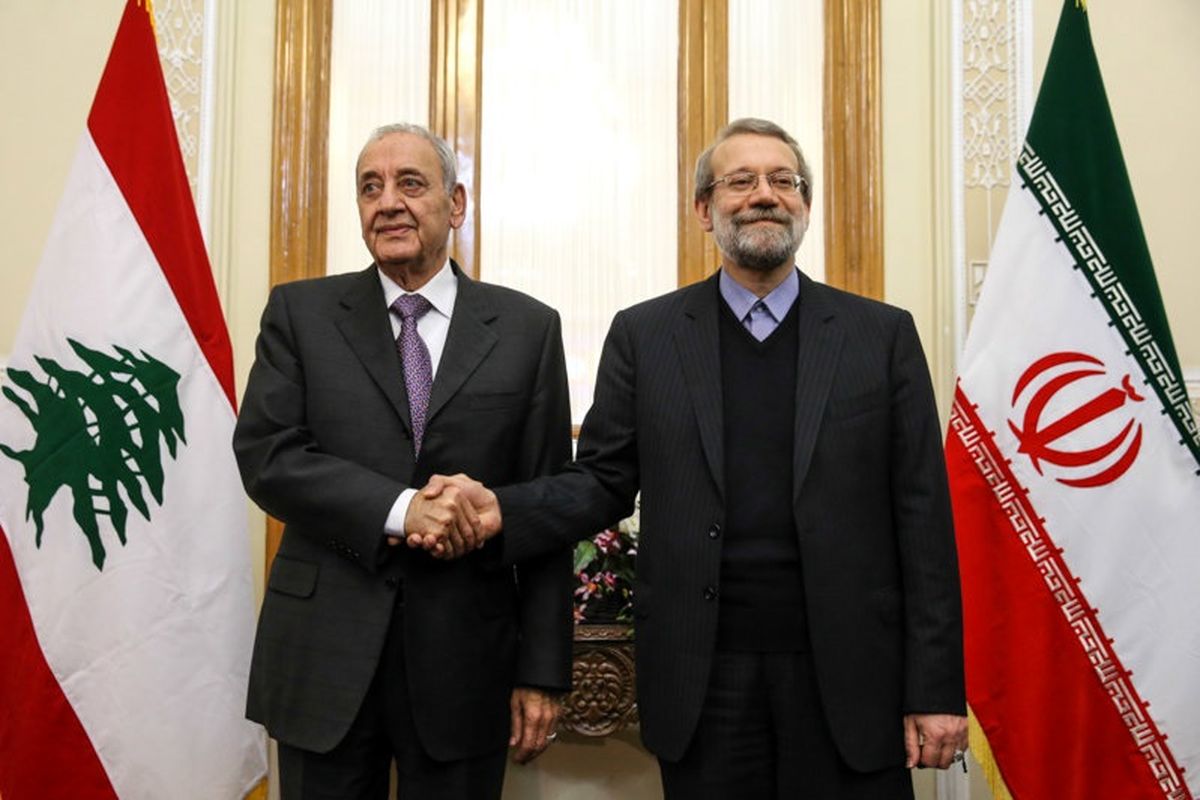 لاریجانی در دیدار با رئیس مجلس لبنان