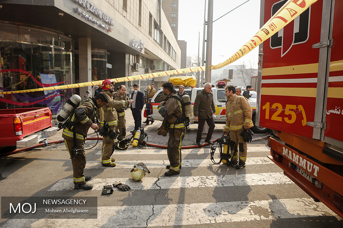 آتش سوزی در ساختمان برق حرارتی 