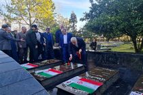 ادای احترام استاندار گیلان به مقام شهدای والامقام روستای خاله سرا ۵۷ بخش اسالم تالش