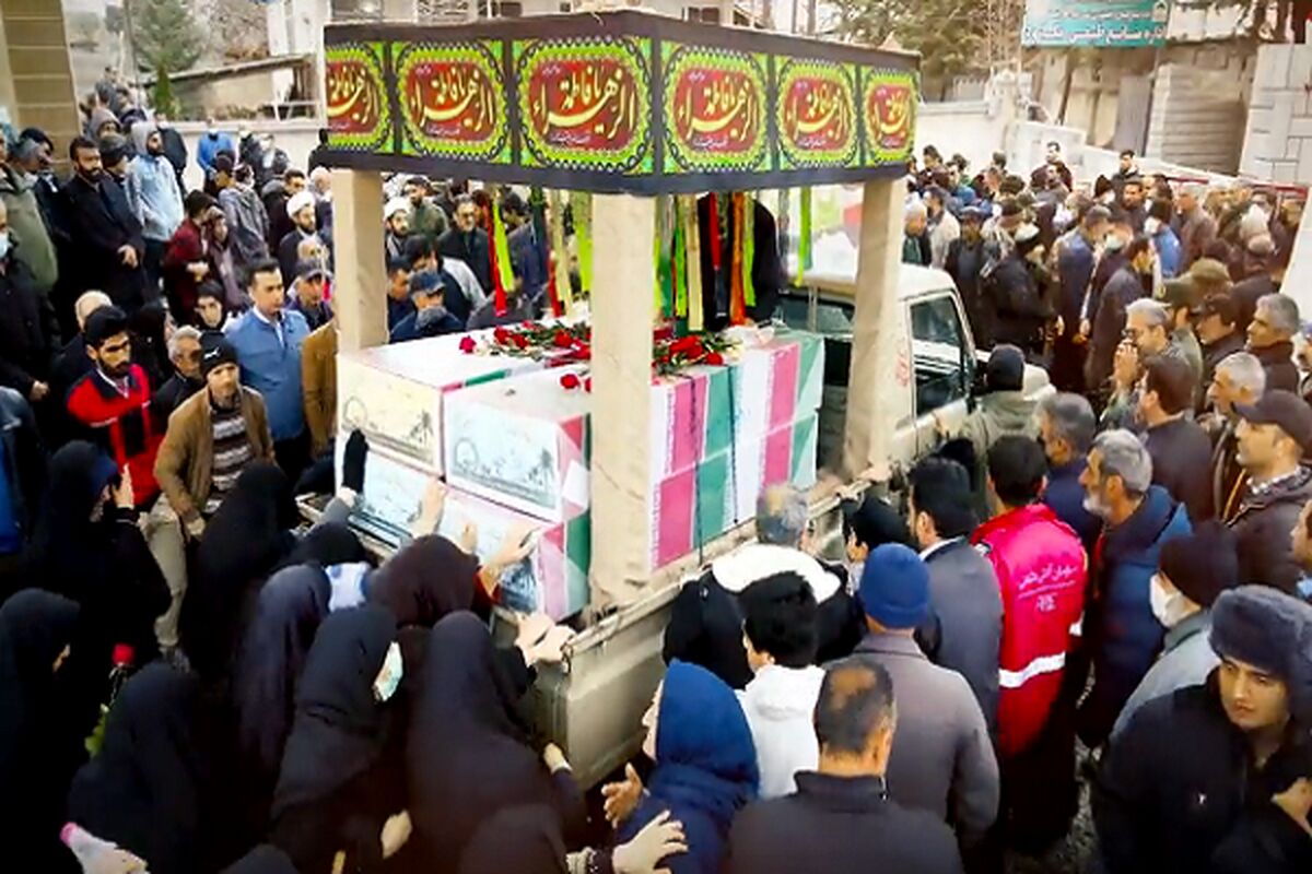 تشییع شهدا در مازندران -6 دی 1401