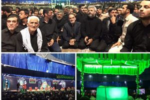 وداع با محسن حججی در حسینیه حضرت زهرا تا پایان شب ادامه دارد