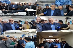 بازدید وزریر بهداشت از بیمارستان شهید بهشتی کاشان