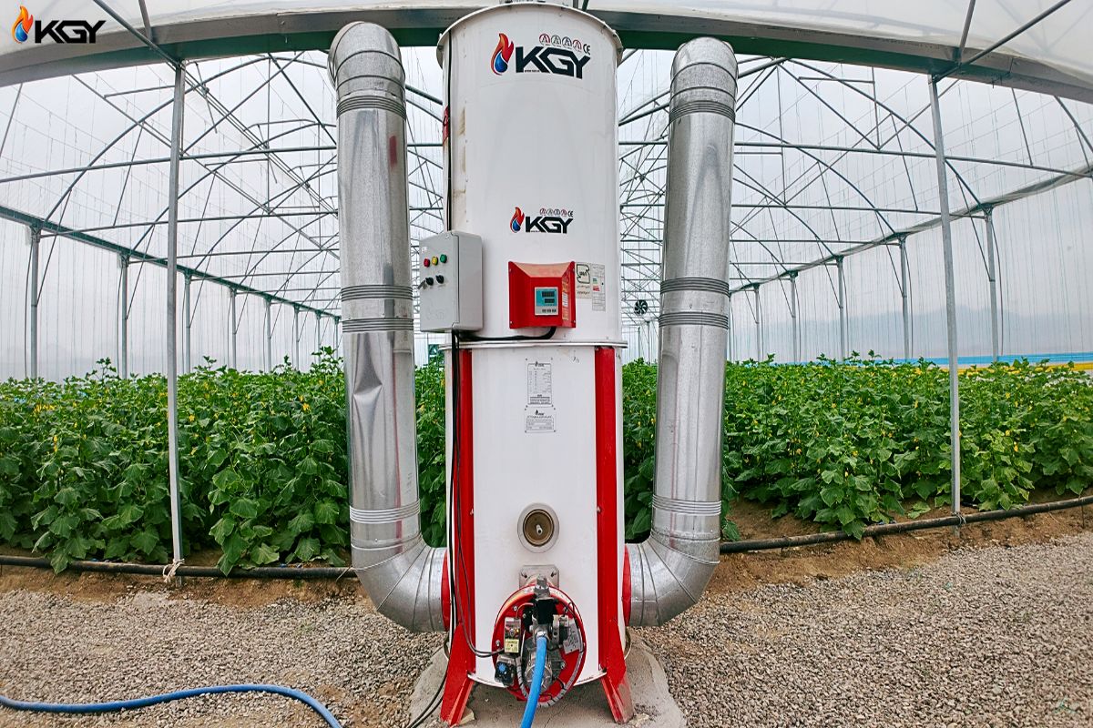 بخاری گلخانه 250 هزار با فن قدرتمند