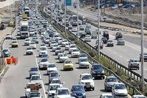 ترافیک در جاده‌ های ورودی مشهد پرحجم و روان است